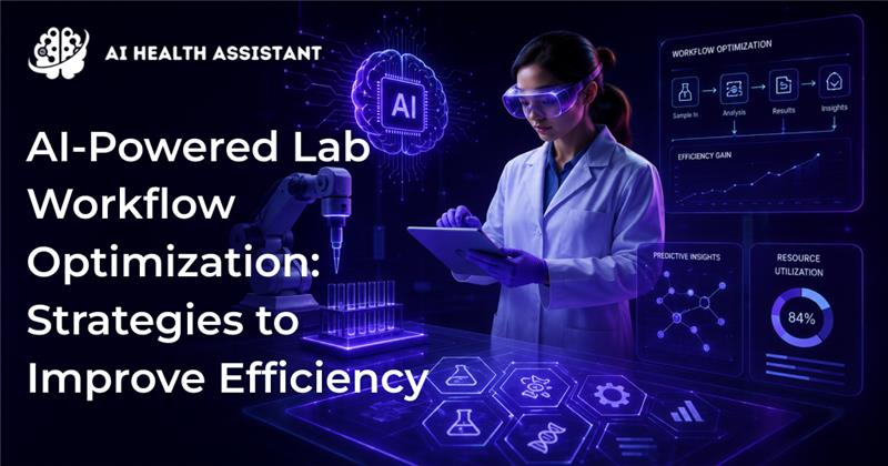 AI Health Assistant- AI-Powered Lab Workflow Optimization: Strategies To Improve Efficiency
